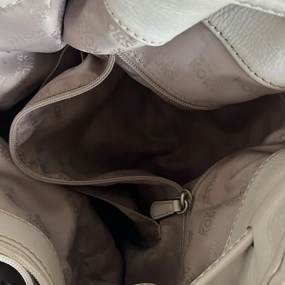 Mk Two Way Canvas and Leather Handbag/Crossbody - Picture 8 of 16